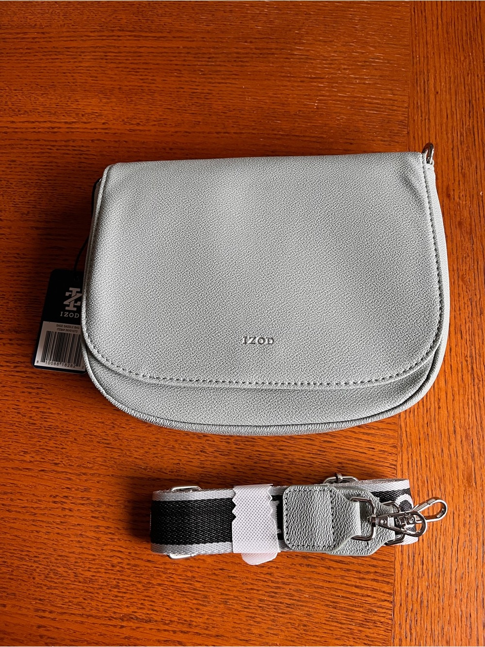 Izod Saddle bag purse- sage green